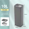 Cubo Comercial de Acero Inoxidable para Residuo de Té con Tubería de Drenaje, Cubo con Filtro Separador de Desechos de Té, Cubo Grande de Agua para Preparar Té en la Sala de Té