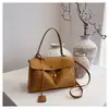 Bolso de mano tipo tote transfronterizo, gran capacidad, nuevo modelo de moda 2026, bolso de gamuza, bolso grande de hombro y cruzado para mujer