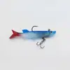 Isca Artificial para Pesca de Longa Distância com Cauda de Peixe Macia e Chumbada para Peixes como Robalo, Traíra e Lucio, Estoque Disponível para Exportação
