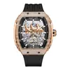 Reloj Mecánico Totalmente Automático Bugatti/Bonest Gatti Alemán Forma de Barril Edición Limitada Año del Caballo Venta Directa de Fábrica
