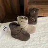 Botas Birkenstock para Niñas Otoño/Invierno 2026 Nuevas Botas Martin Vintage para Niños con Suelas Suaves, Botas de Media Caña Súper Elegantes para Bebés