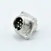 Soquete quadrado GX12 2 pinos 3 pinos 4 pinos 5 pinos 6 pinos 7 pinos Soquete Conector de cabo plug-in de aviação 5 furos