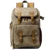 Bolsa de Câmera Fashion Tendência 2026, Bolsa Mochila de Lona Impermeável para Fotografia DSLR Digital Canon ao Ar Livre para Homens e Mulheres