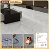 Pegatina de Piso de Plástico PVC Baldosa Brillante Piso de Cemento Colocación Directa Impermeable Engrosado Dormitorio Sala de Estar Felpudo Piso de Cuero