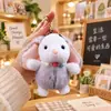 Colar Desenho Animado Fofo Pingente Coelho Brinquedo de Pelúcia Boneca Pingente de Bolsa Desenho Animado Chaveiro Boneca de Pano Presente