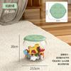 Cubo de almacenamiento personalizado para niños Taburete de almacenamiento para muñecos de juguete Taburete de almacenamiento transparente Taburete pequeño Caja de almacenamiento Caja de almacenamiento