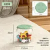Balde de Armazenamento Infantil, Banquinho Armazenamento de Bonecas e Brinquedos, Banquinho de Armazenamento Transparente, Banquinho Pequeno, Caixa de Armazenamento, Recipiente de Armazenamento