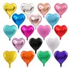 Globo de papel de aluminio en forma de corazón de 18 pulgadas para bodas, cumpleaños, propuestas, declaraciones de amor, lugares de boda, fiestas y decoraciones de ambiente de centros comerciales.