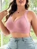 Tamanho europeu alta qualidade painel grande tipo Amazon transfronteiriço Xi Yin temu tamanho grande calcinha sem costura feminina busto grande sutiã push-up