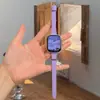 Correa Adecuada para Apple S12Iwatch Colgante Cruzado Ajuste Delgado Lychee S10987Se Pulsera de Muñeca de Moda