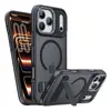 Adequado para iPhone 17 Pro Max Capa de Celular Magnética com Sensação de Pele e Suporte Reto, Capa Protetora Apple 16 Pro 17E