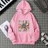 Sudadera con capucha estilo americano transfronteriza Mingxin Apparel para mujer, Chaqueta holgada de gran tamaño de moda coreana para otoño e invierno para mujer