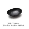 Prato Pequeno para Molho A5 Preto Fosco Prato para Temperos Prato para Ingredientes Pequeno Melamina Prato para Temperos Personalizado Restaurante de Hot Pot Prato para Ingredientes Prato para Molho de Soja