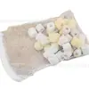 Bolsa de Malla para Material Filtrante de Acuario Bolsa Filtrante Bolas de Cultivo Bola de Cuarzo Algodón Blanco Carbón Activado con Cremallera Nylon Lavable Bolsa de Material Filtrante
