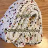 Libro Rojo Pequeño TikTok mismo estilo arcoíris hecho a mano diy tejido lana paquete de material arcoíris bufanda tejida al crochet