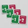 Bolsa de Alcohol Seca y Húmeda Roja y Verde 1+2 Herramienta Auxiliar de Película Templada para Teléfono Móvil Adhesivo para Eliminación de Polvo Kit de Limpieza Bolsa de Alcohol