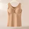 Venda Direta da Fábrica Popular Transfronteiriça Colete Térmico com Bojo Roupa Íntima Feminina Renda Ondulada Sem Costura Nude Beauty Top Costas