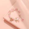 Pulsera de Ópalo Mariposa para Mujer de Nicho de Lujo Ligero de Alta Gama con Cuentas de Cristal al por Mayor Colgante Accesorios Yiwu Nuevo