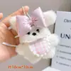 Muñecos para lanzar en bodas, llaveros de peluche, colgantes de muñecos para mochilas de mujer, pequeños regalos promocionales al por mayor