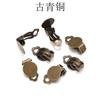 Anillo para Colgar con Pinza de Triángulo Sin Perforación para Oreja Pendientes Hechos a Mano DIY Accesorios de Joyería Pinza Invisible para Oreja Pinza de Rana Venta al por Mayor