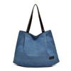 Bolso de Lona para Hombro y Mano Bolsa de Gran Capacidad Bolsa de Compras Bolso Ecológico Bolso de Lona para Mamá Saliendo a la Escuela