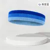 Muñequera y Diadema de Algodón con Degradado de Color, Diadema Deportiva para Hombres y Mujeres, Fitness, Running, Deportes, Yoga, Absorbente de Sudor, Antitranspirante