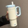 Copo Térmico de Aço Inoxidável 316 de Grande Capacidade para Homens e Mulheres, Luxo Acessível e Copo de Gelo de Alta Qualidade, Copo com Canudo Portátil para Exterior