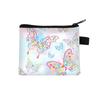 Nuevo Monedero de Alto Valor Serie Mariposa, Lindo Bolso de Almacenamiento con Cierre para Niñas, Monedero Literario para Audífonos