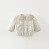 Chaqueta de Algodón para Niños con Estampado de Helado Otoño Invierno Gruesa Ropa de Abrigo para Niñas Abrigo de Algodón para Bebé Estilo Coreano Tendencia Superior Ropa de Invierno