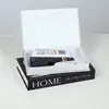 Caja de Almacenamiento de Libros Falsos de Inglés Simple, Modelo de Libro Abrible Creativo Simulado, Caja de Almacenamiento de Libros Decorativa Suave para Casa Modelo Villa