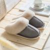 Pantuflas de algodón felpa para el hogar otoño e invierno explosiones parejas cálidas para mujer antideslizantes zapatos de algodón al por mayor pantuflas de dama