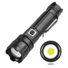Linterna Mini de Aluminio Portátil con Clip para Bolígrafo, Zoom Telescópico con Memoria, Superventas Transfronteriza Xhp50 para Exteriores