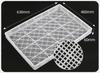 Plato Cuadrado de Plástico Cubeta de Plástico Volteo Material Industrial Piezas Caja Ferretería Volteo Digital Cuadrado Secado Plato de Cría