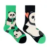 Calcetines Ab para Niños al por Mayor Calcetines Asimétricos Dibujos Animados Moda Coloridos Modernos Calcetines de Media Pantorrilla para Padres e Hijos Venta Caliente Transfronteriza