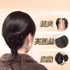 Adereço de Cabelo Trendy Dragon Whisker Bun com Presilha, Anel de Cabelo Realista, Coque Elegante de Alto Volume com Textura Natural