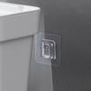 Hebilla para Estante de Almacenamiento Parche Adhesivo Hebilla de Garra Transparente Gancho Adhesivo Fuerte sin Rastro Pared de Dormitorio Gancho sin Agujeros Gancho Adhesivo
