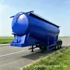 Exportación transfronteriza de semirremolque cisterna para cemento a granel de 4 ejes, cisterna para mortero seco y cisterna para urea granular