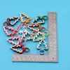 Árbol de Navidad Pintado Creativo Hebilla de Resorte Accesorios de Joyería Llavero Cadena para Bolso Teléfono Móvil Anillo Abierto Colgante