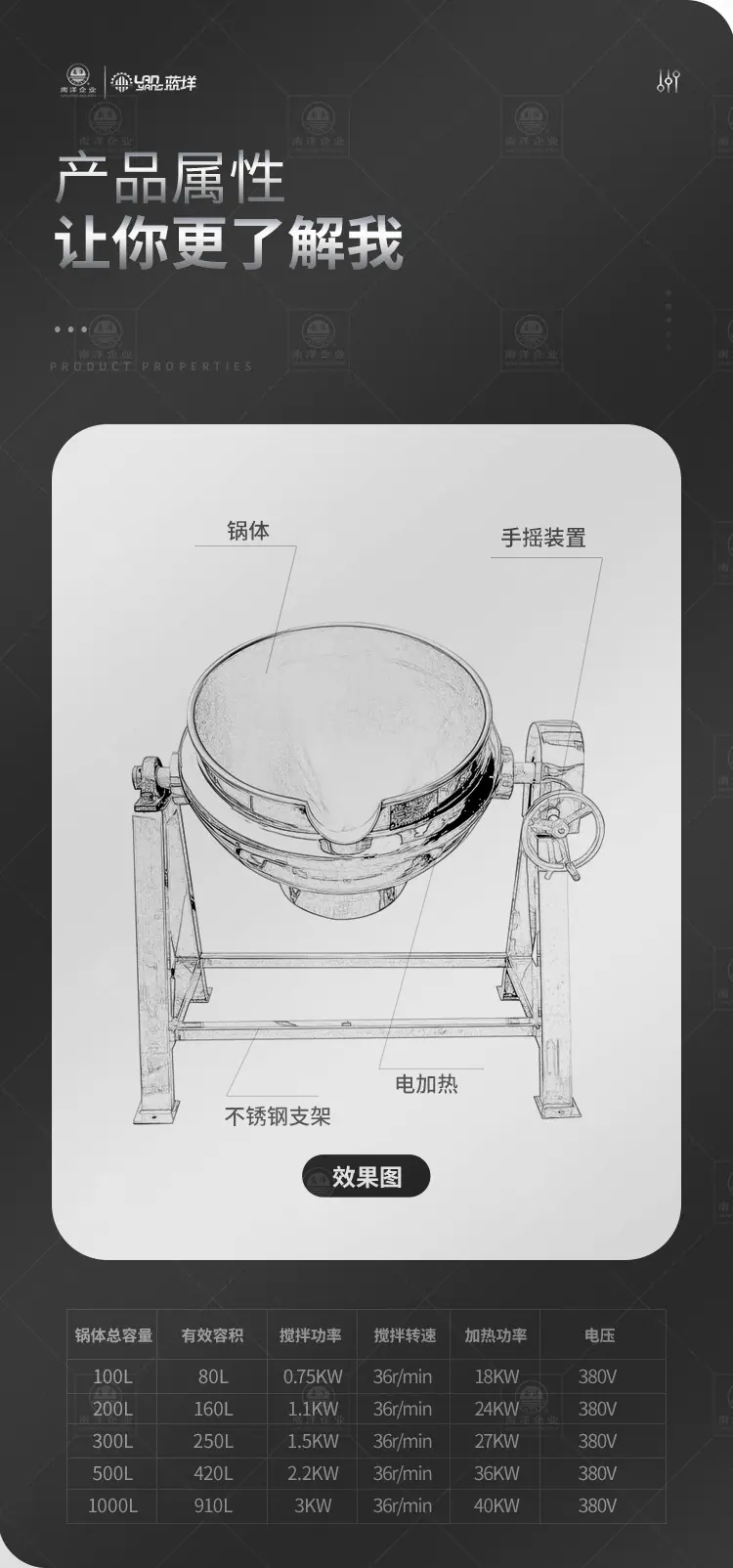 南洋夹层锅——电加热，无搅拌_02.
