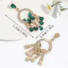 Brincos Luxuosos de Strass Totalmente Cravejados com um Design Extravagante e Sofisticado, Adequados para Eventos Noturnos e Casamentos, Apresentando Franjas de Alto Valor para Mulheres