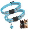 Collar para Gato con Cabeza de Gato Reflectante Colorido 1.0 de Venta Caliente Transfronteriza Collar para Gato Mascota Gato Campana Collar Listo para la Venta