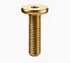 Tornillos de Cabeza Plana Hexagonal M6M8 Acero al Carbono Color Zincado Cabeza Plana Redonda Biselada Hexagonal del Fabricante Original