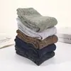 Calcetines Finos para Hombre, Calcetines de Media Pantorrilla para Primavera y Otoño, Cálidos y Cómodos, Calcetines Casuales Holgados