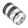 Titânio Steel Ring Masculino Hip Hop Nicho Trendy High-end Sense High-end ins Estilo Non-fading Pulseira de joias de aço inoxidável