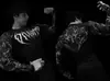 Breathedivinity Marca de Moda Americana Estilo Oscuro Camiseta de Manga Larga para Hombre Deporte Fitness Top de Alta Elasticidad