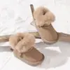 Botas de Neve Casuais para Crianças 2025 Novo Estilo de Inverno Unissex para Crianças com Pelúcia Extra Quente Botas de Algodão para Crianças Médias e Grandes Moda Botas de Algodão