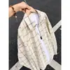 Camisa xadrez retrô americana para homens, primavera e outono, cardigã versátil casual solto, camisa de manga comprida, jaqueta para casais