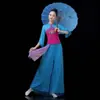 Conjunto de Fantasia Quadrilha Novo Estilo 2026, Roupa de Dança para Apresentações, Roupas de Dança de Verão e Primavera Femininas para Dança do Leque