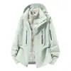 Chaqueta de Montañismo a Prueba de Viento e Impermeable para Pareja con Relleno Desmontable (Forro polar) Forro, Tres en Uno 0.05kg Juego de Piezas