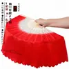 Leque de Dança de 9 polegadas: Leque de Performance de Dança, Comprimento Estendido, Dupla Face, Especificamente para Dança Yangge Infantil e Dança Quadrada
